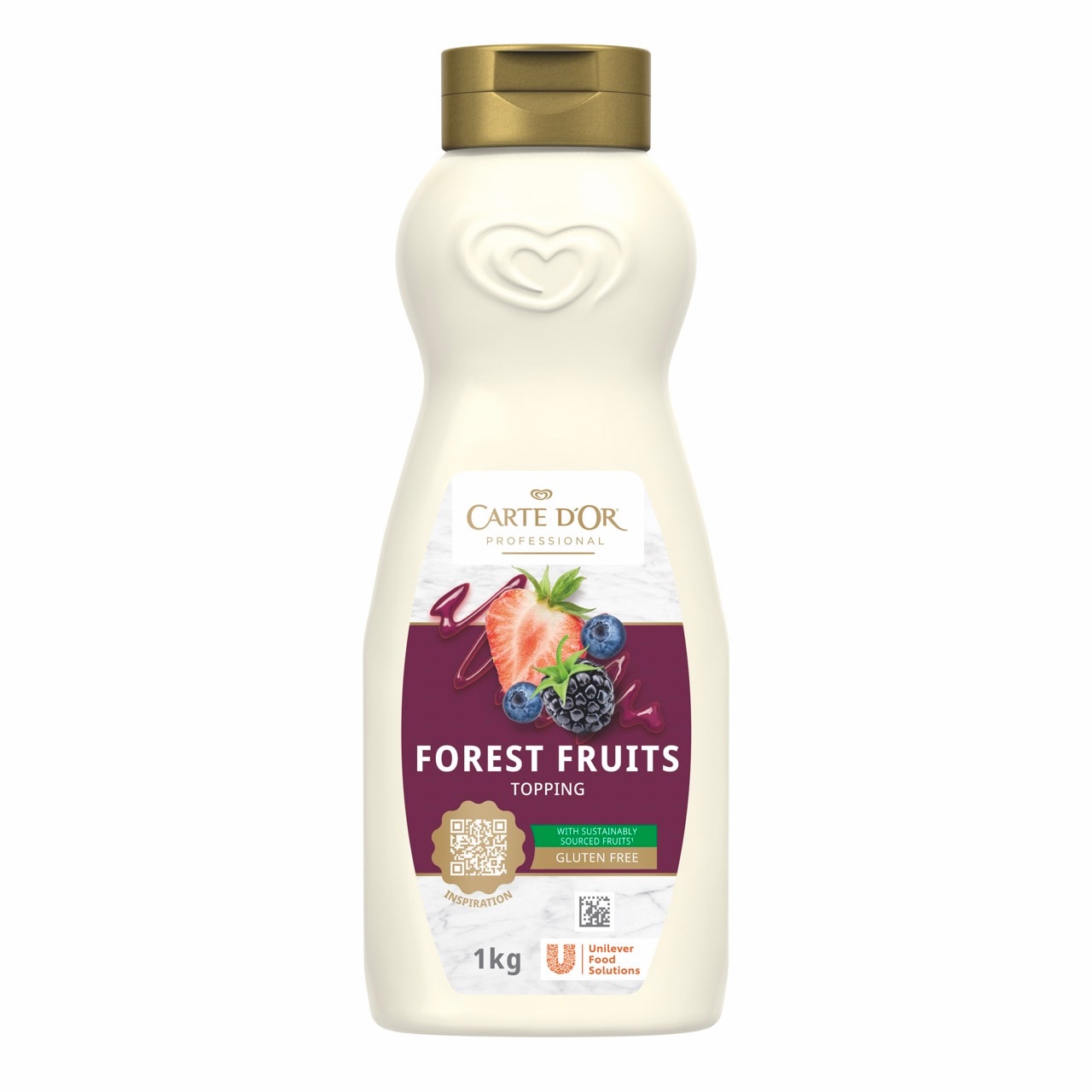 Carte D'Or Topping Fructe de Padure 1 Kg - Topping-urile Carte D’Or ajută bucătarii să creeze deserturi semnătură delicioase, să economisească timp, cultivând în același timp creativitatea în bucătărie.